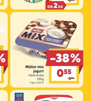 Müller mix jogurt 130 g