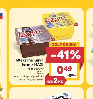 Mlékárna Kunín termix MAXI 130 g