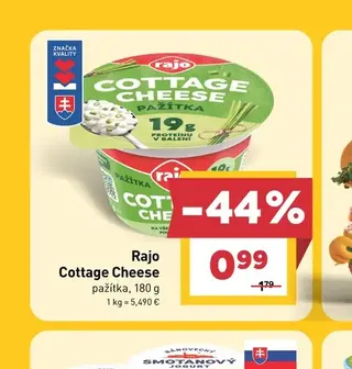 Rajo Cottage Cheese pažítka 180 g