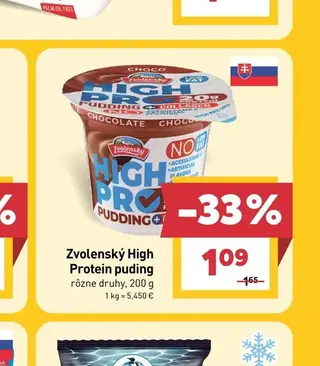 Zvolenský High Protein puding 200 g