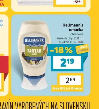 Hellmann's omáčka chladená 250 ml