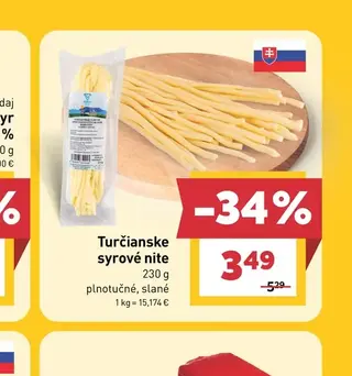 Turčianske syrové nite 230 g