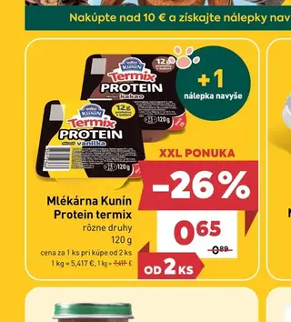 Mlékárna Kunín Protein termix 120 g