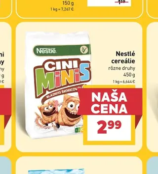 Nestlé cereálie 450 g