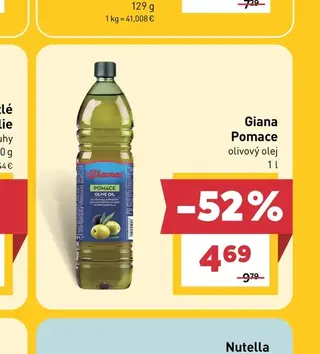Giana Pomace olivový olej 1 l