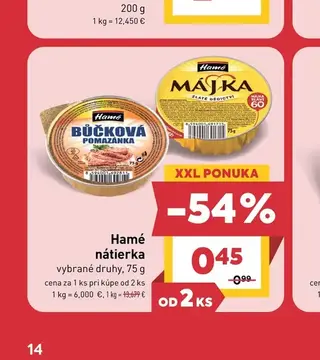 Hamé nátierka 75 g