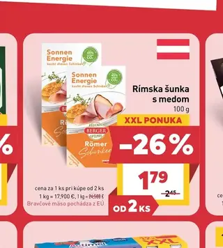 Rímska šunka s medom 100 g