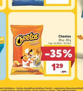 Cheetos 80 g – 85 g