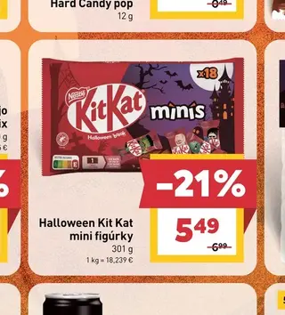 Halloween Kit Kat mini figúrky 301 g