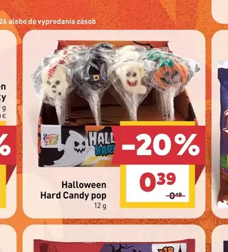 Halloween Hard Candy pop 12 g