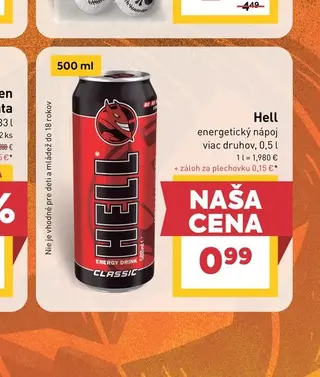 Hell energetický nápoj 0,5 l