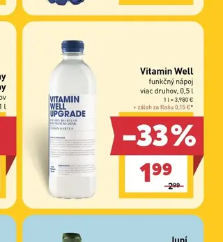 Vitamin Well funkčný nápoj 0,5 l