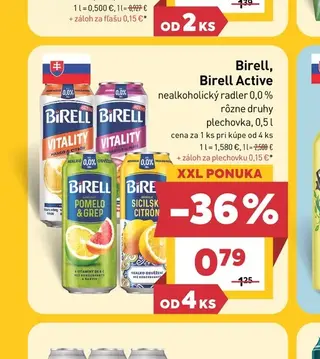 Birell, Birell Active nealkoholický radler 0,5 l