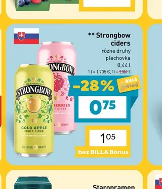 Strongbow ciders 0,44 l