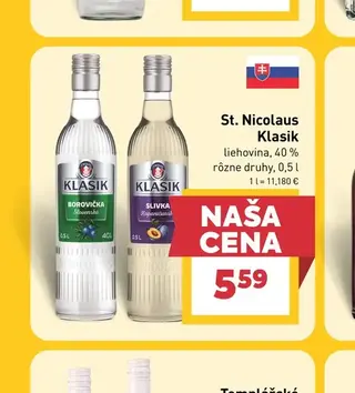 St. Nicolaus Klasik liehovina 40 % 0,5 l