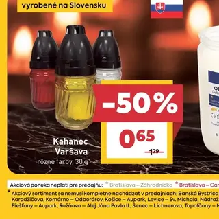 Kahanec Varšava 30 g
