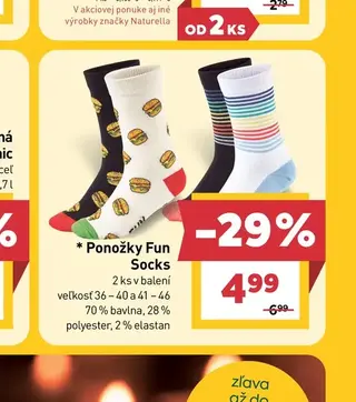 Ponožky Fun Socks 2 ks