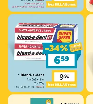 Blend-a-dent fixačný krém 2 × 47 g