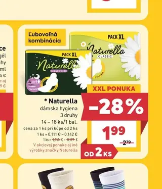 Naturella dámska hygiena 14 – 18 ks