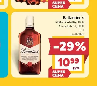 Ballantine's škótska whisky 0,7 l