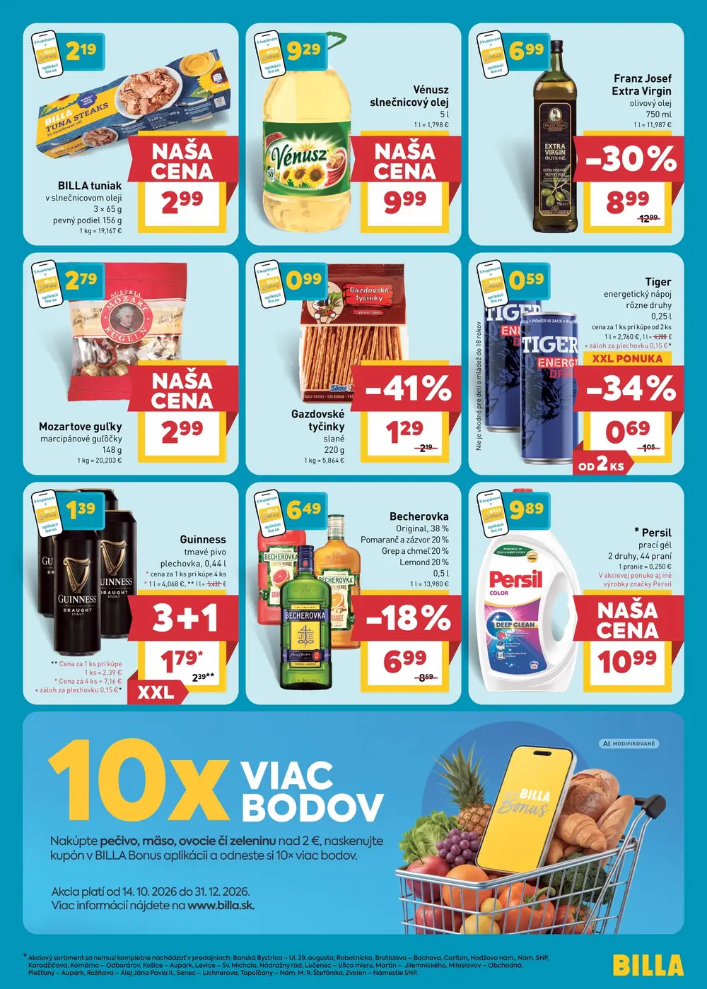 Billa leták od 21. 10. 2026 – strana 3