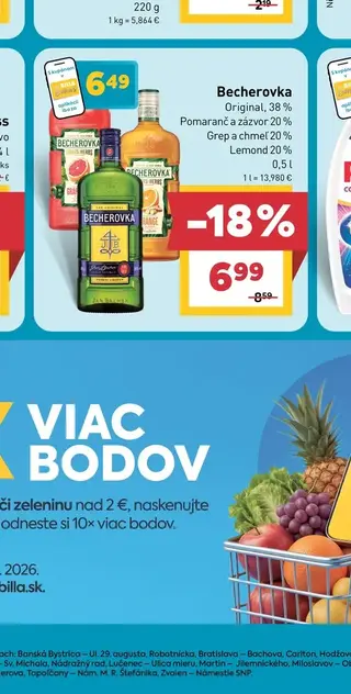 Becherovka Original 38 % 0,5 l
