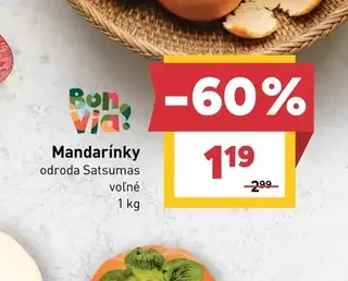 Mandarínky odroda Satsumas