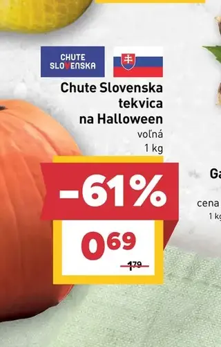 Chute Slovenska tekvica na Halloween