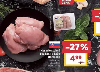 Kuracie stehná bez kosti a kože Domäsko