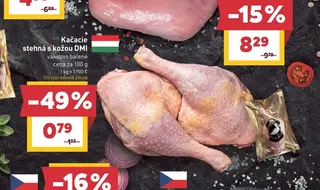 Kačacie stehná s kožou DMI