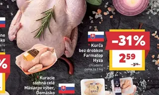 Kurča bez drobkov Farmatop Hyza