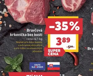 Bravčová krkovička bez kosti