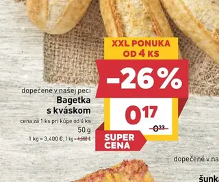 Bagetka s kváskom 50 g