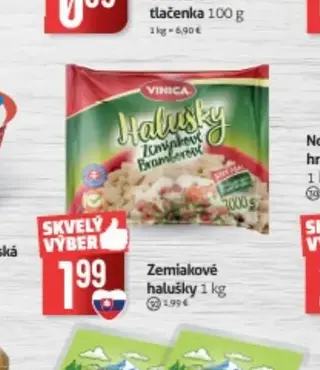 Zemiakové halušky 1 kg