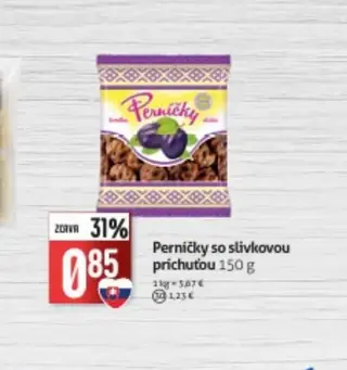 Perníčky so slivkovou príchuťou 150 g
