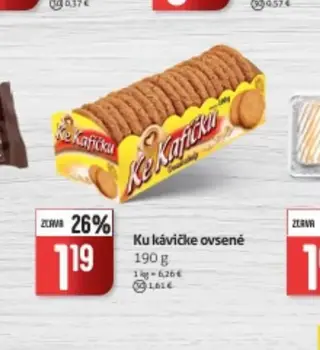 Ku kávičke ovsené 190 g