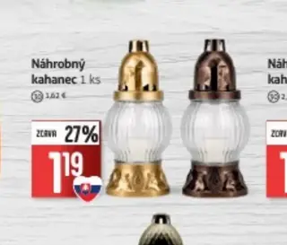 Náhrobný kahanec 1 ks