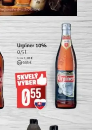 Urpiner 10% 0,5 l