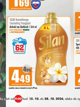SILAN Aromatherapy Fascinating Frangipani aviváž na bielizeň 1 364 ml