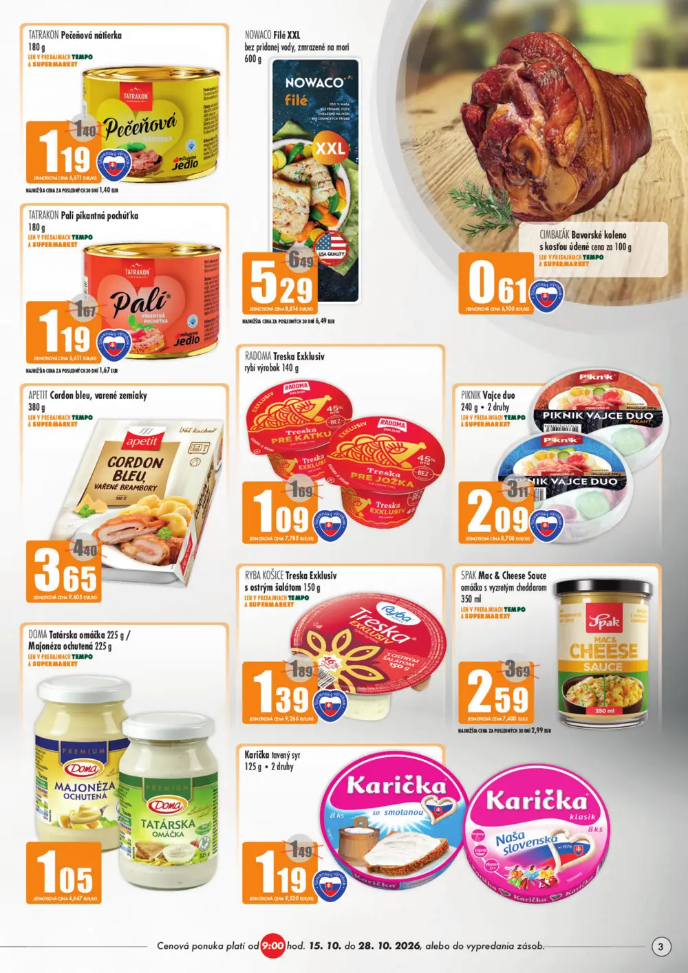 COOP Jednota leták od 15. 10. 2026 – strana 3