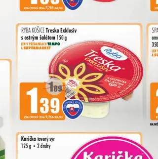 Ryba Košice Treska Exklusiv s ostrým šalátom 150 g
