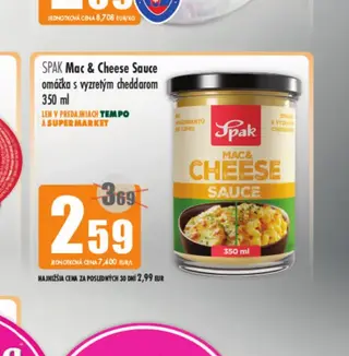 Spak Mac & Cheese Sauce 350 ml