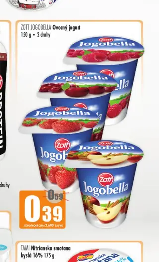 Zott Jogobella Ovocný jogurt 150 g