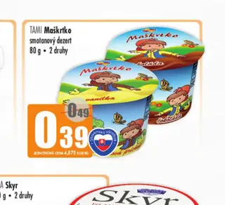 Tami Maškrtko smotanový dezert 80 g
