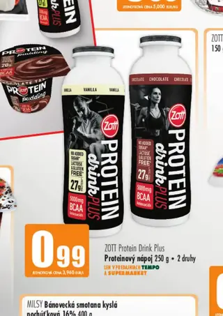 Zott Protein Drink Plus Proteínový nápoj 250 g