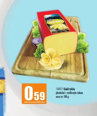 FAMILY Gold tehla plnotučná s rastlinným tukom