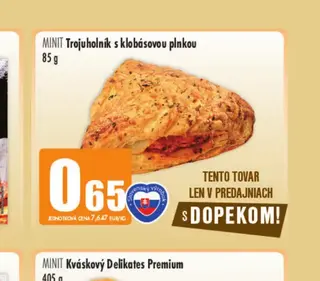Minit Trojuholník s klobásovou plnkou 85 g