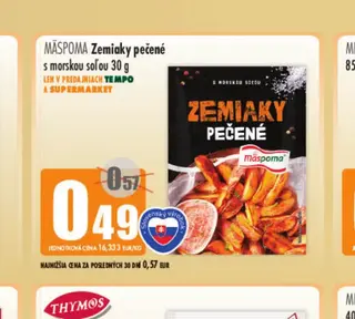 Máspoma Zemiaky pečené s morskou soľou 30 g