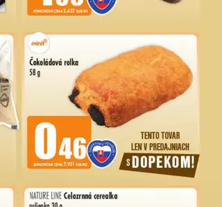 Minit Čokoládová rolka 58 g