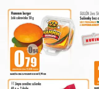 Hamm burger želé cukrovinka 50 g